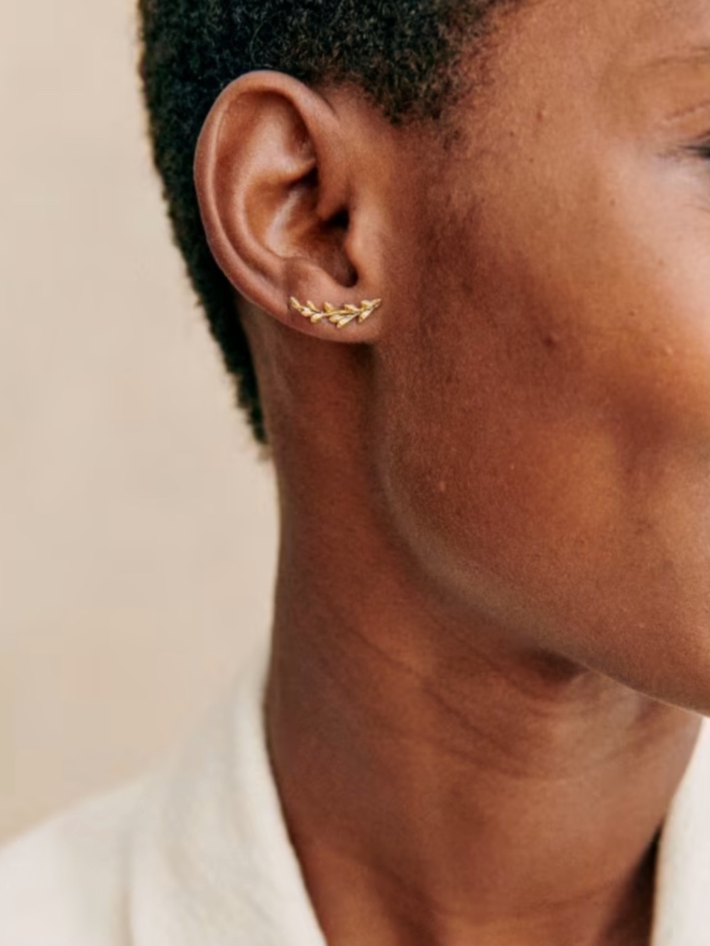 Sezane Manoa Earrings Gold - NWOT